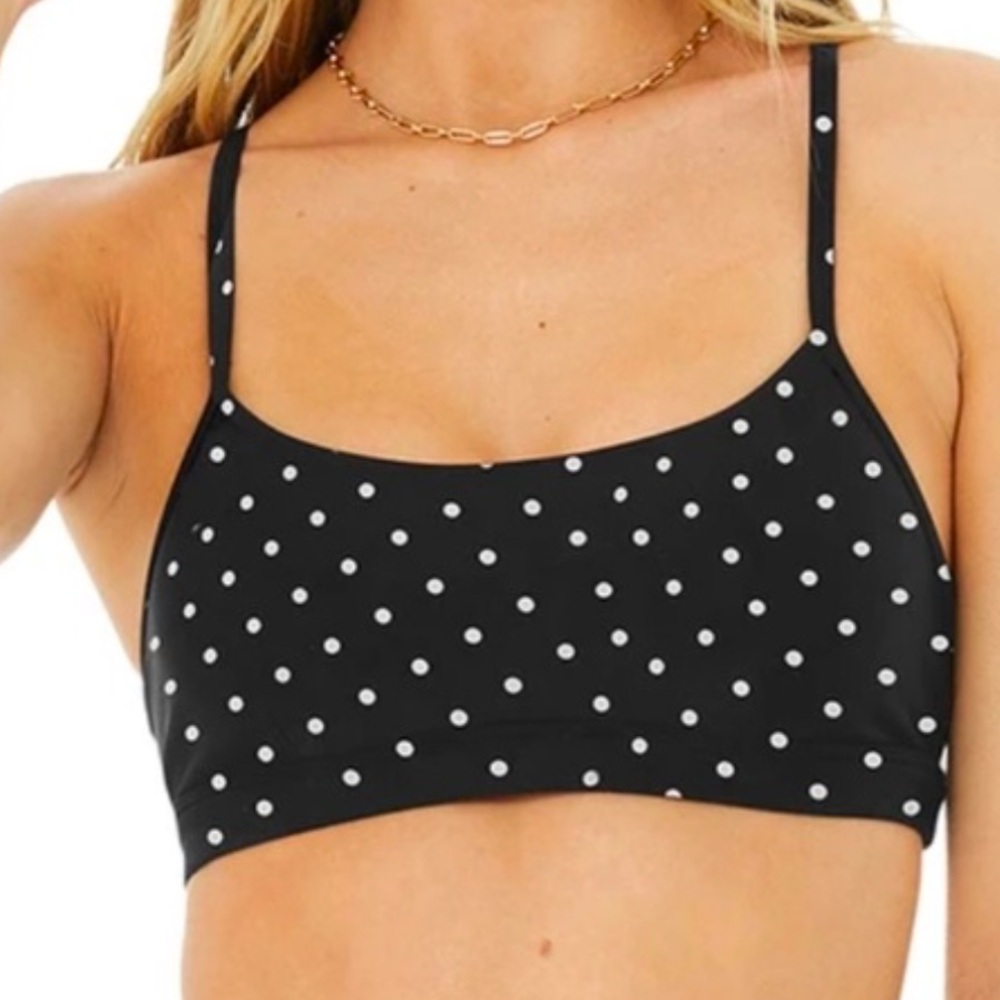 ALO polka dot intrigue bra size xs
